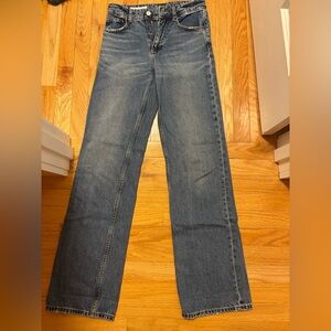 Zara Blue Flare & Wide Leg Jeans